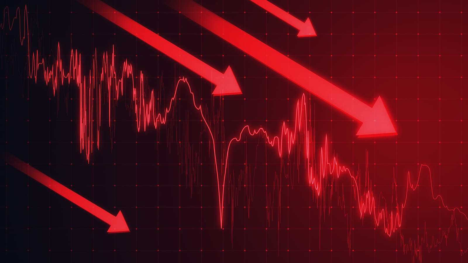 Rote Welle an der Börse